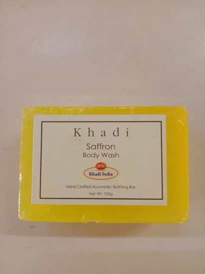 Khadi Bath Soap(saffron)