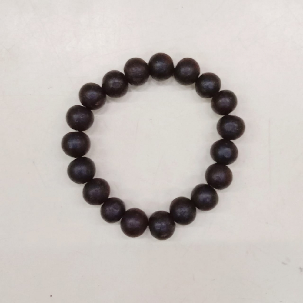 Black Ebony Wood Karungali Beads 12mm Wrist Designer Bracelet | eBay-sonthuy.vn